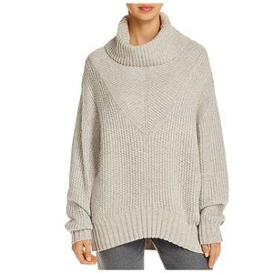 Brochu Walker Roan Turtleneck in Moire Combo / Light Gray